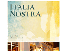 Tablet Screenshot of italianostra.co.uk